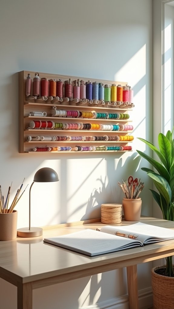 organized supplies inspired creativity