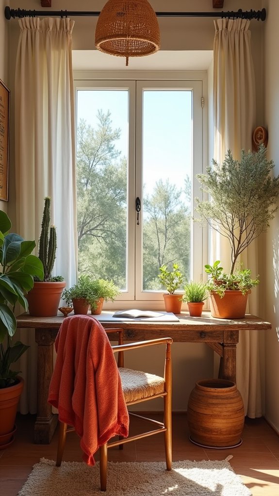 organized well lit workspace essentials