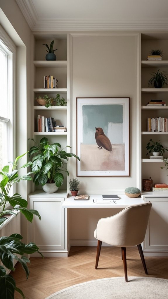 personalized art enhances workspace