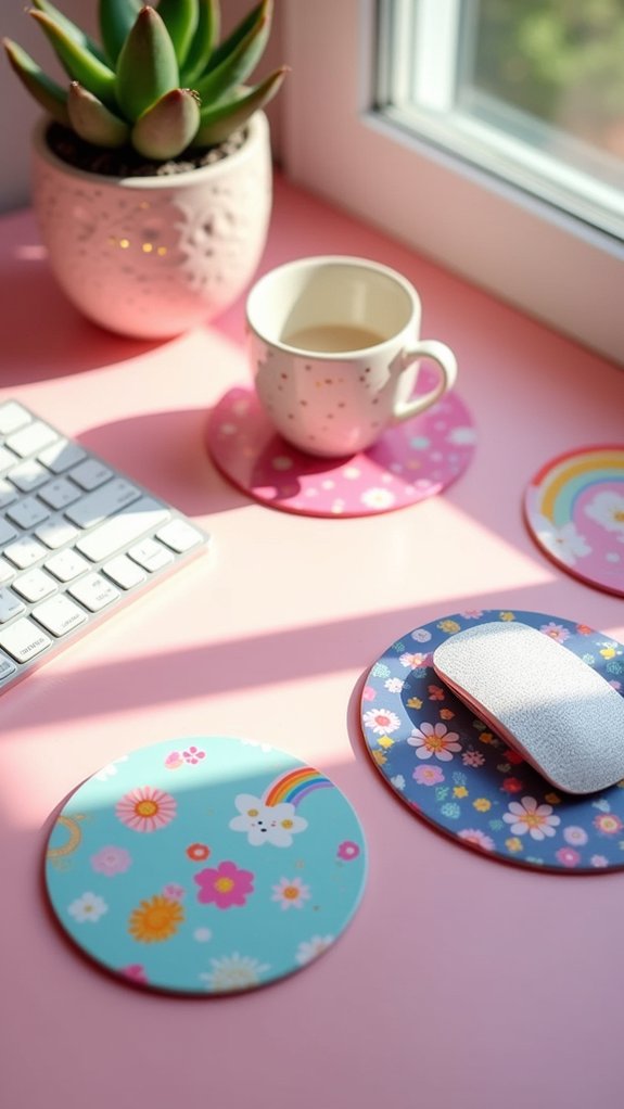 personalized colorful workspace accessory