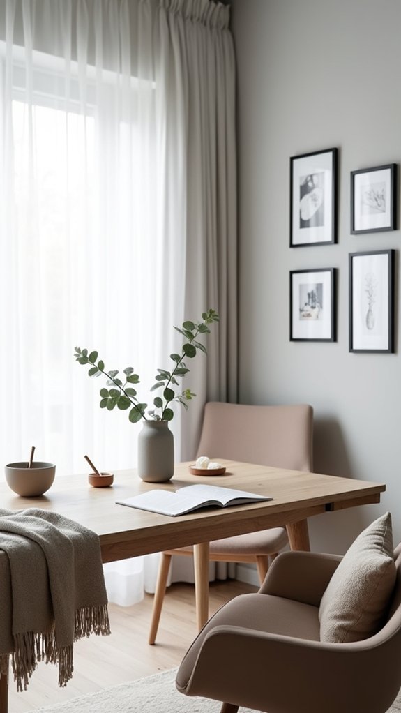 personalized cozy organized workspace