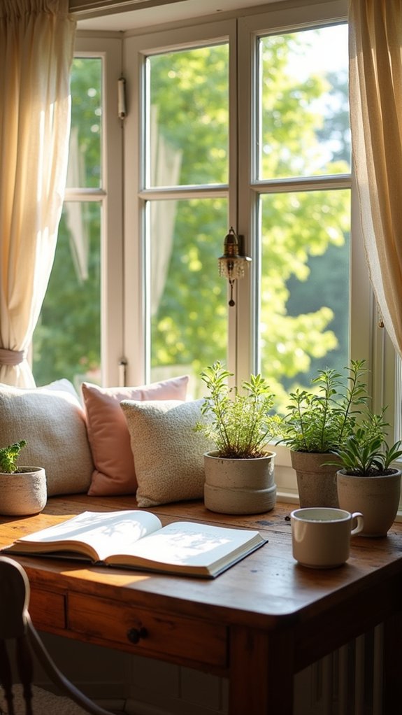 personalized cozy workspace elements