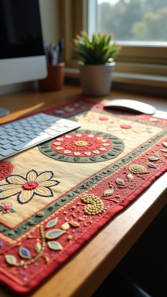 personalized inspirational desk mat