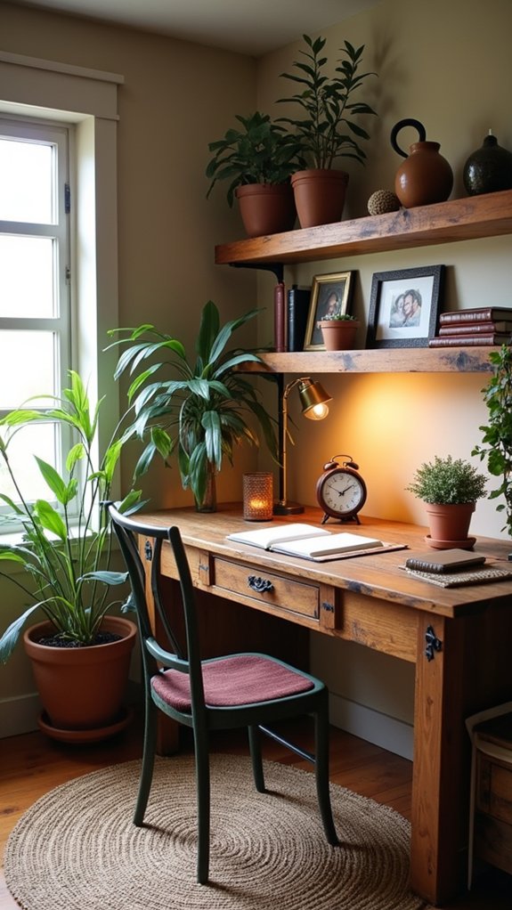personalized rustic office decor