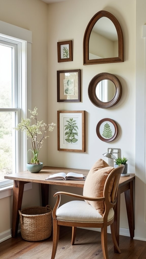 personalized vibrant gallery wall