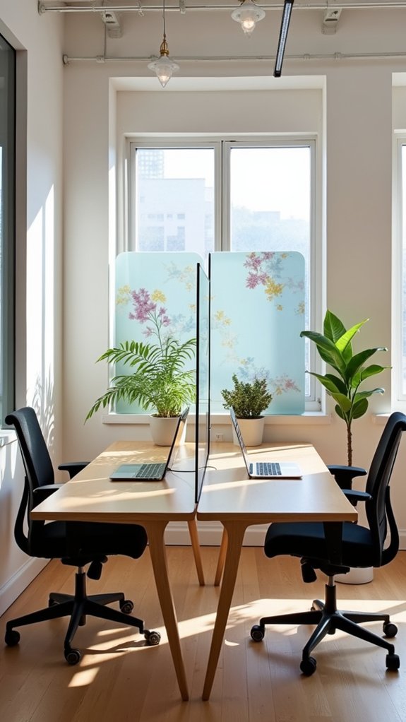 personalized workspace with dividers