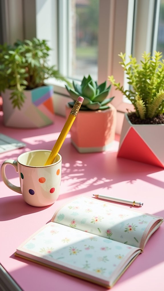 playful plants brighten workspace