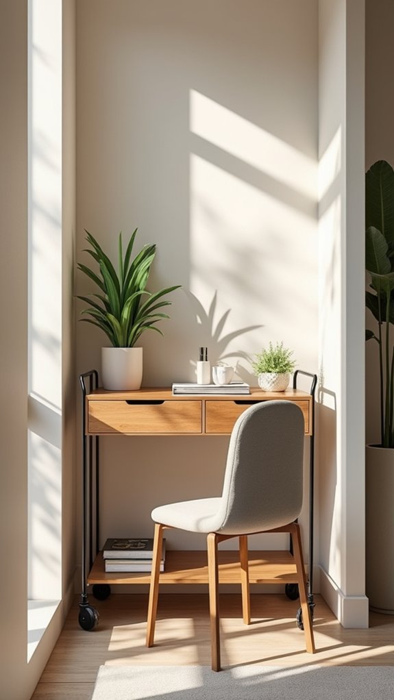 portable functional workspace cart