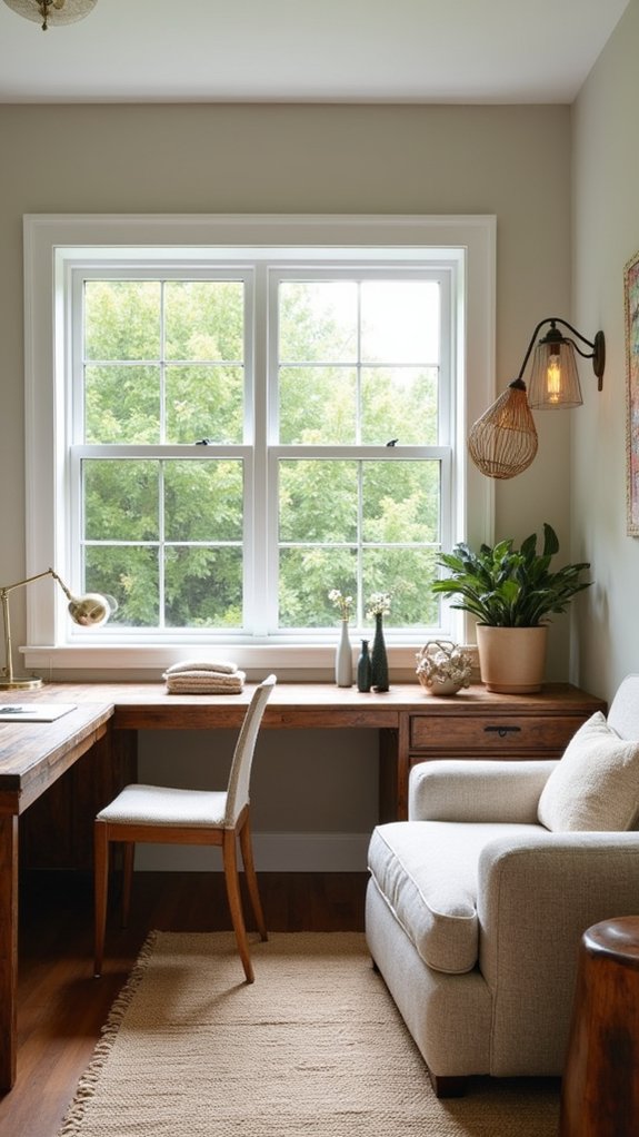 reclaimed wood adds charm