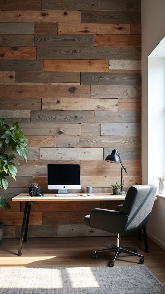 reclaimed wood warmth and character