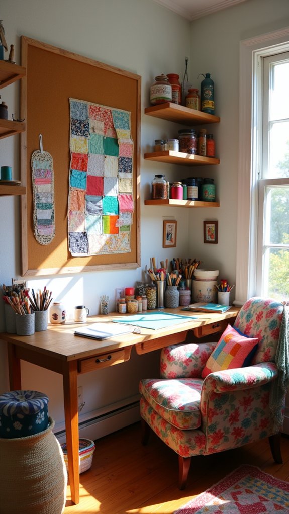 repurposed furniture adds character