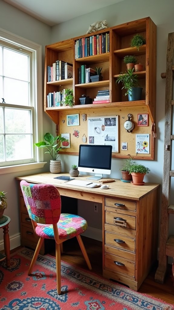 repurposed materials create character