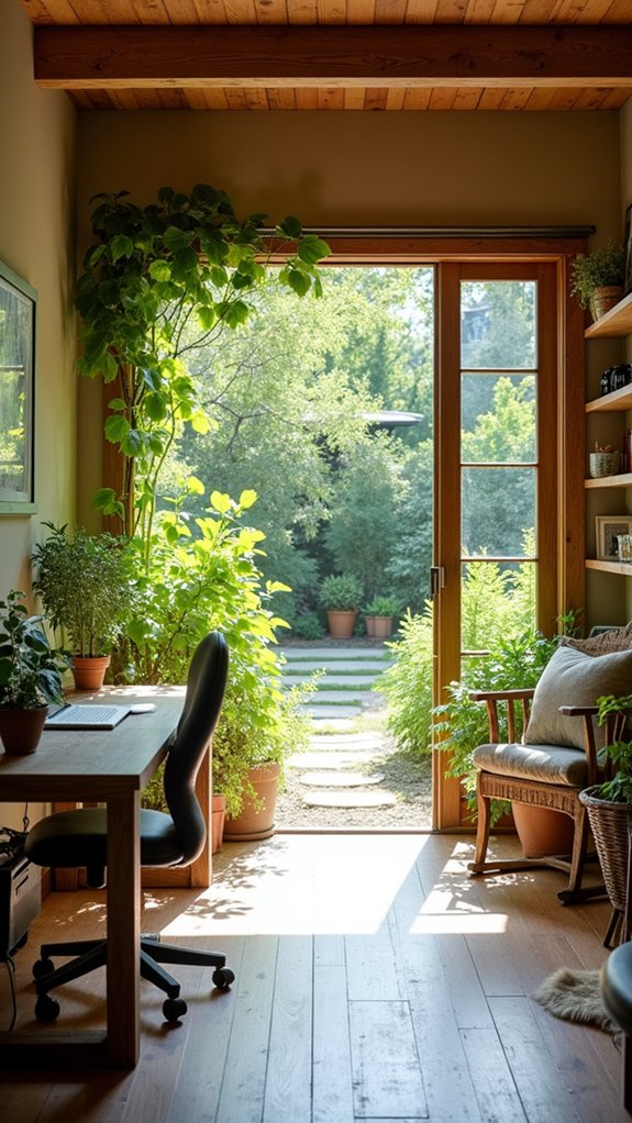 revitalizing outdoor workspace ambiance