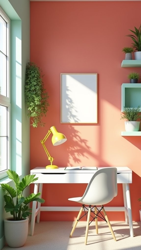 revitalizing pastel color scheme