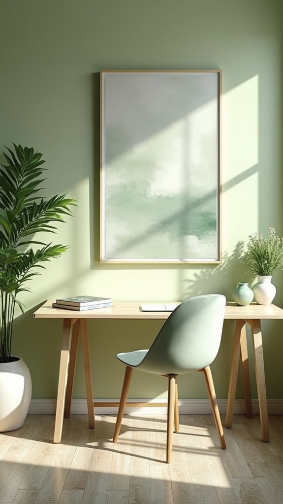 sage green art inspiration