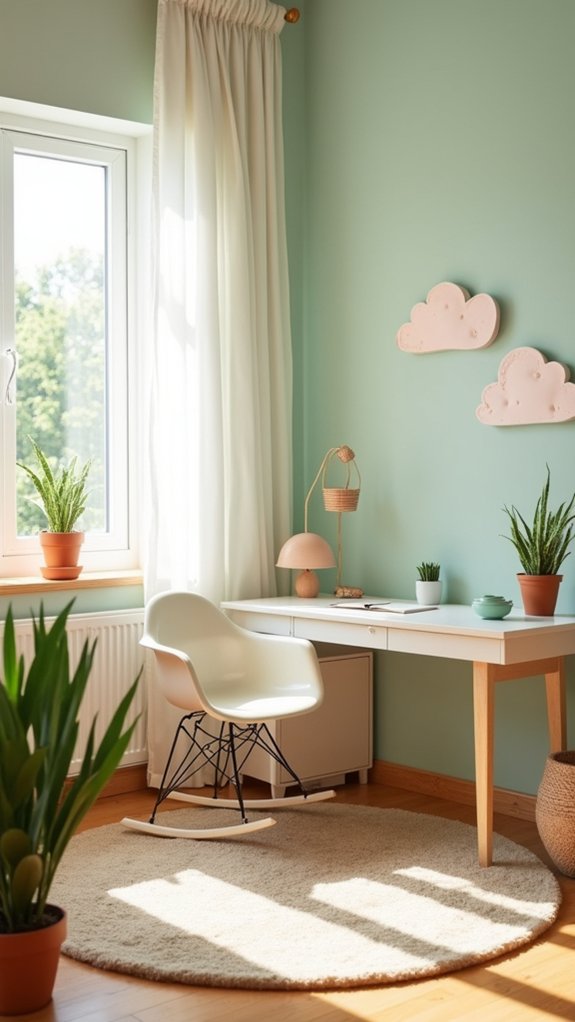 serene inspiring color palette