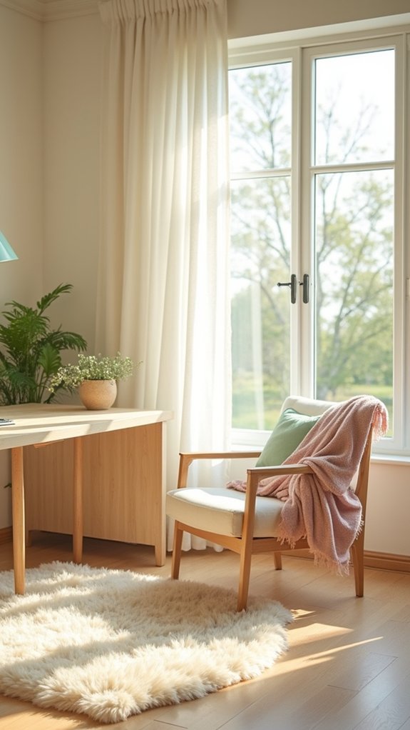 serene soft color palette