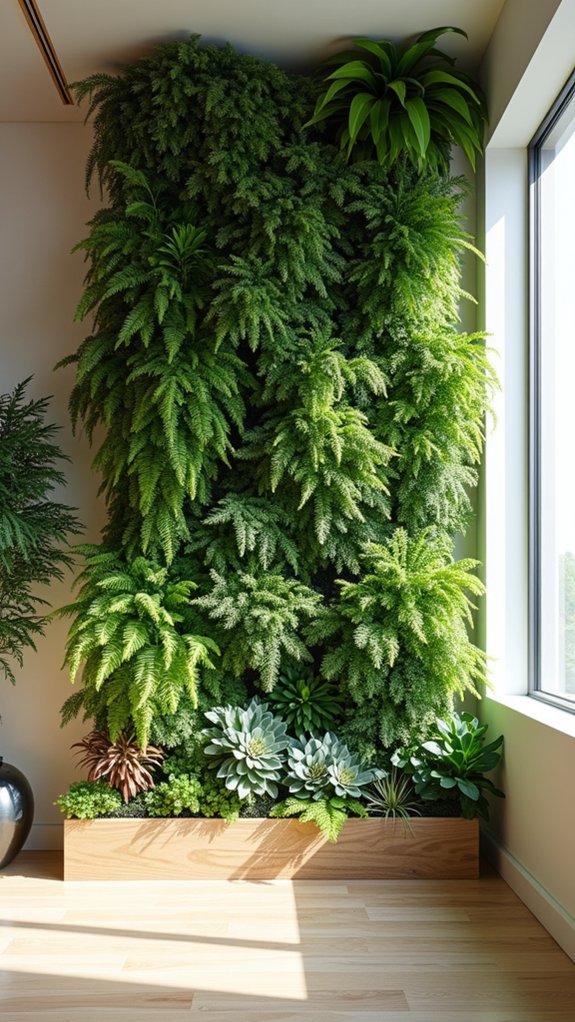serene workspace with nature