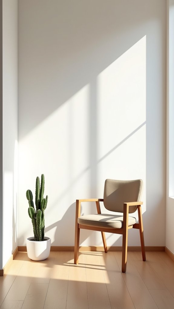 sleek ergonomic minimalist chair