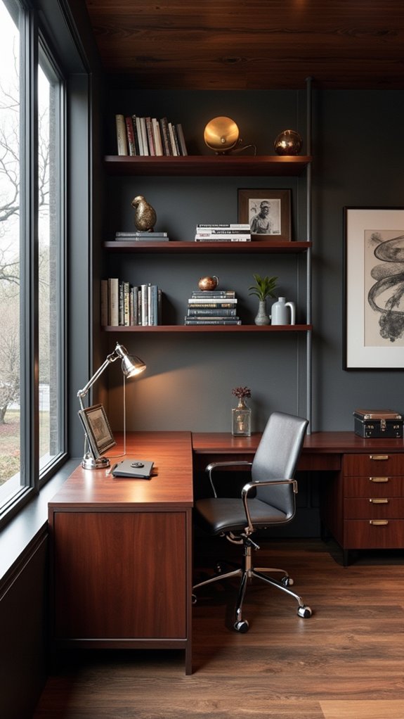 sleek metal fixtures enhance aesthetics