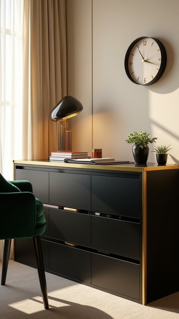 sleek sophisticated organized workspace