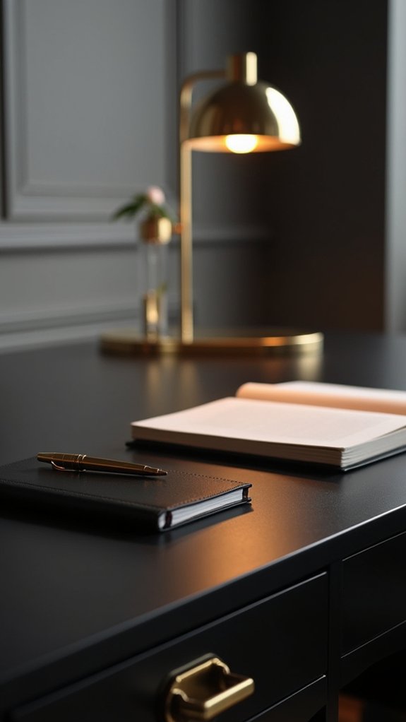 sleek sophistication with contrast