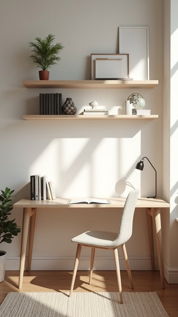 slim desks maximize space efficiently
