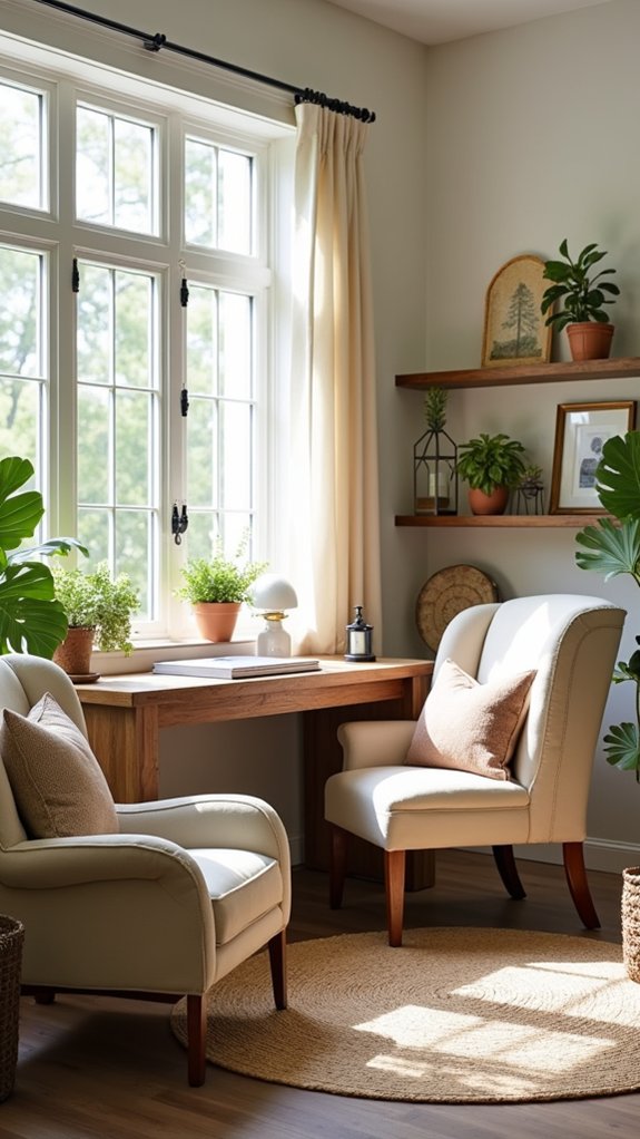 soft upholstered farmhouse comfort