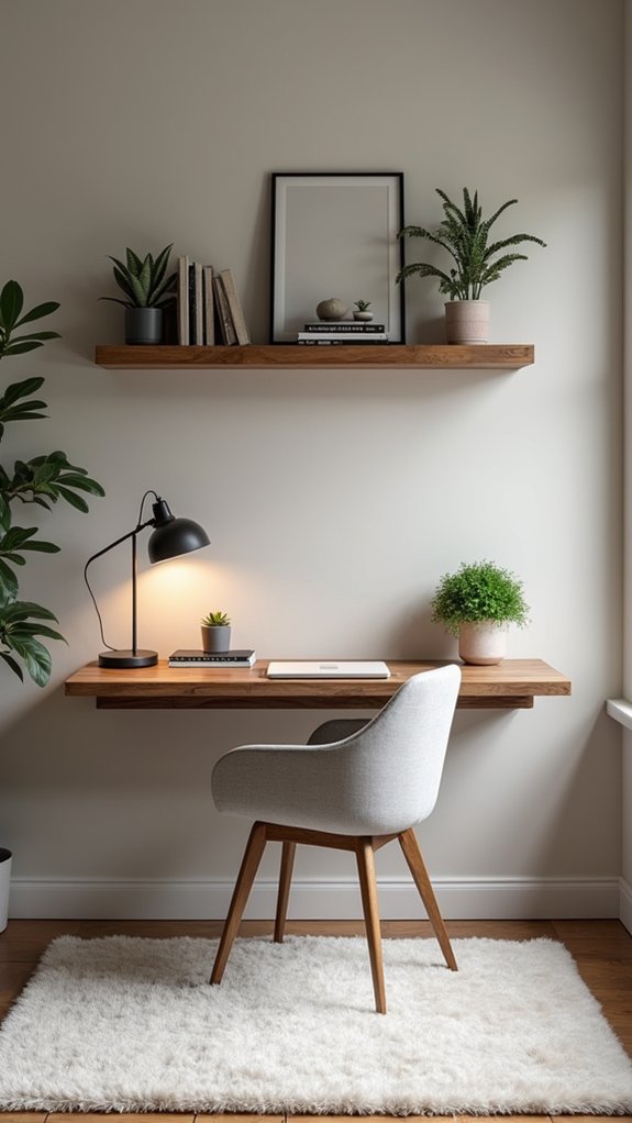 space saving wall mounted desks