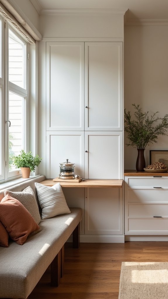 space saving work and dining