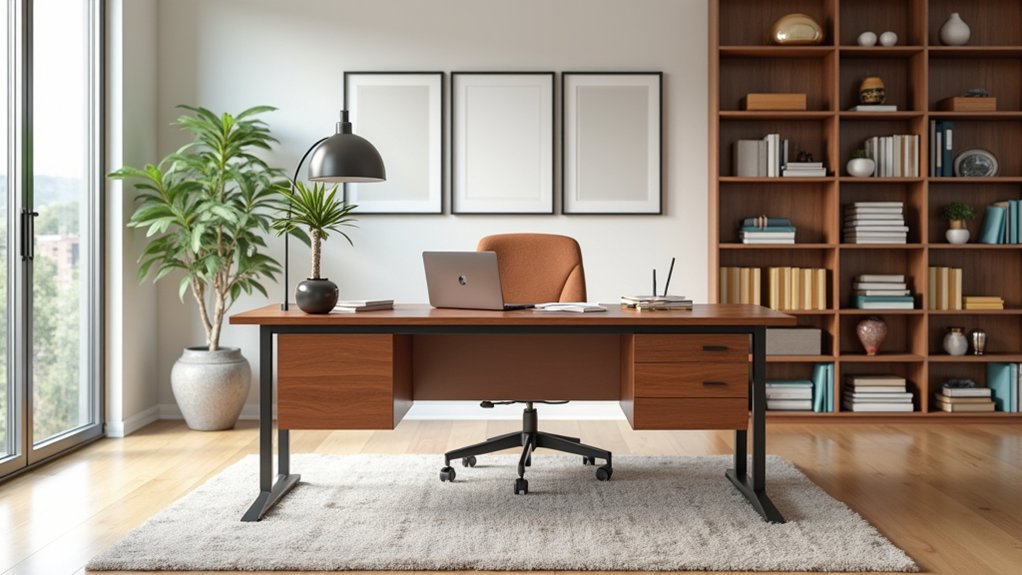spacious u shaped desk designs