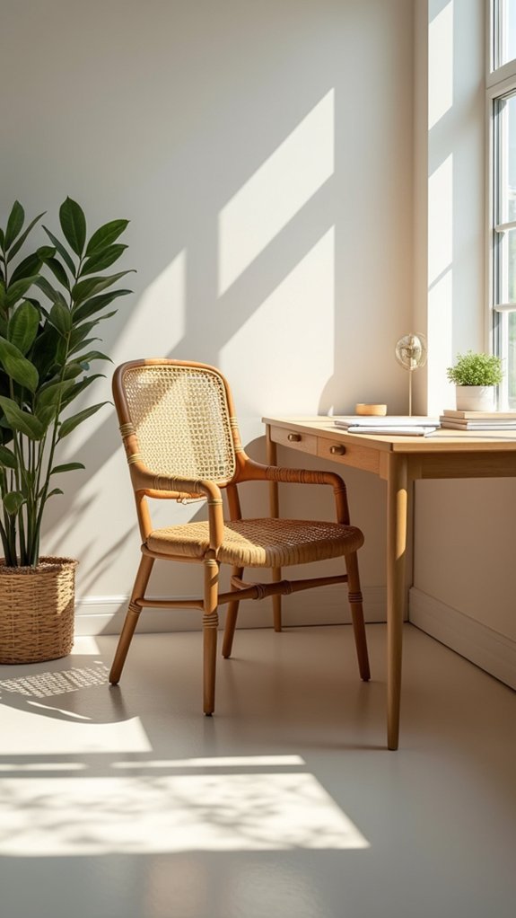 stylish comfortable ergonomic rattan chairs