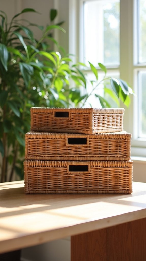 stylish functional office organization