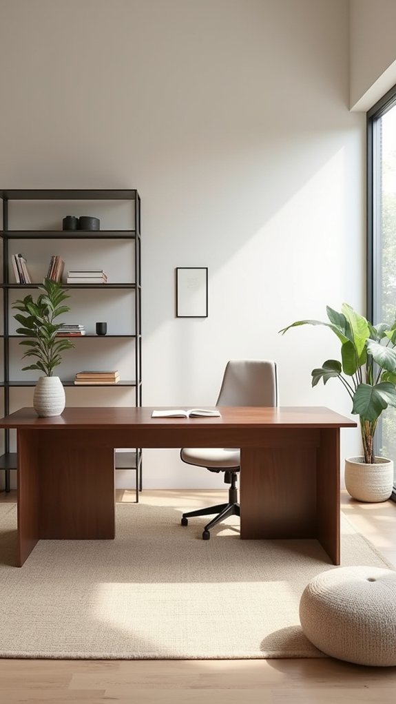 stylish functional statement desk