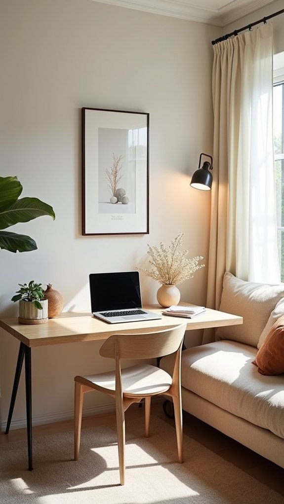stylish home office integration
