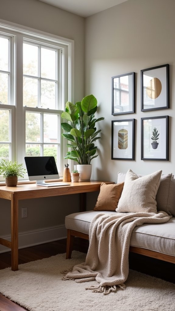 stylish inspiring productive workspace