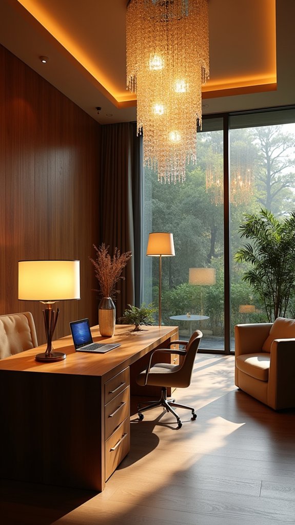 stylish lighting enhances ambiance