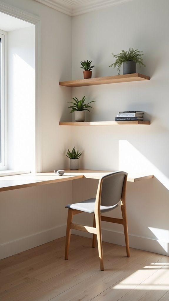 stylish minimalist workspace design