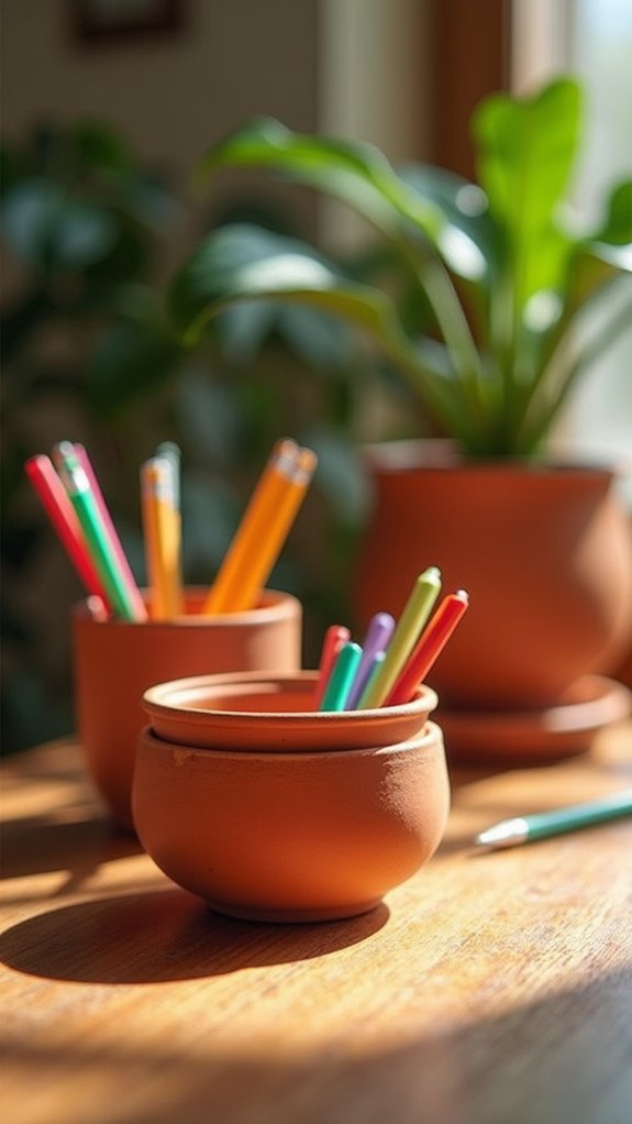 stylish office supply organization