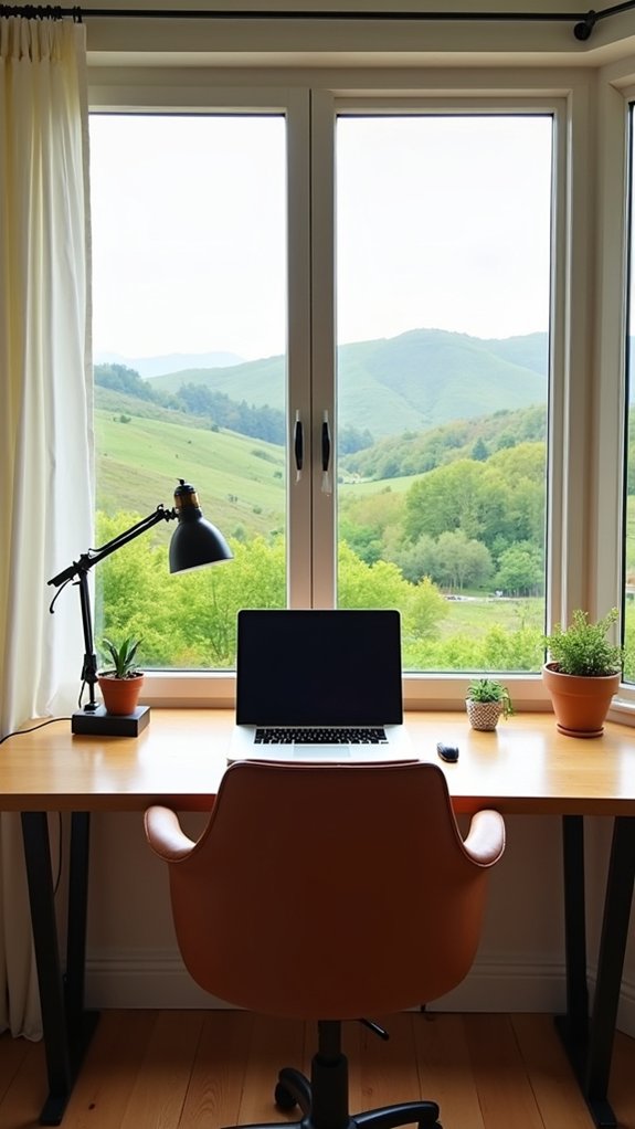 tech savvy workspace with functionality