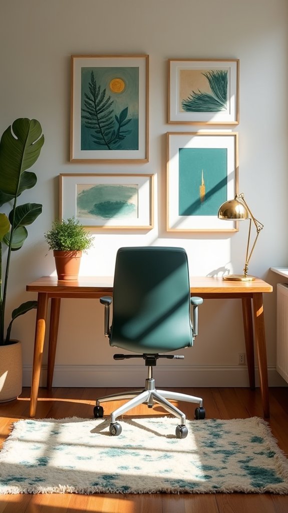 themed workspace for inspiration