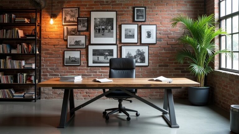 timeless industrial office aesthetics