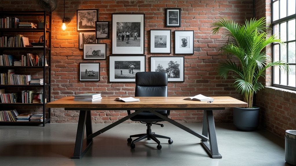 timeless industrial office aesthetics