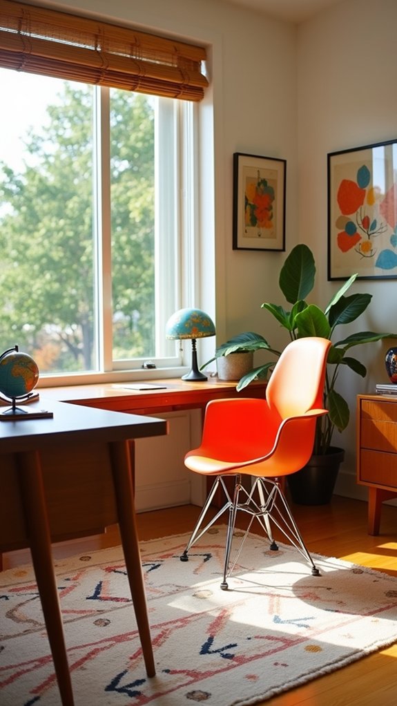 timeless retro workspace design