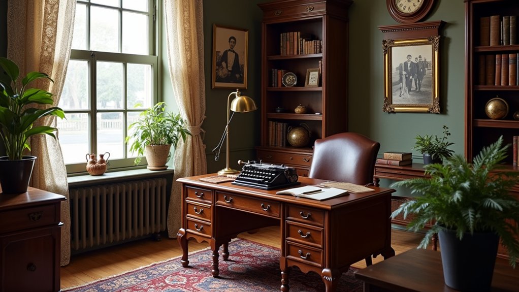timeless vintage office decor