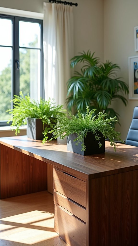 transform workspace with plants