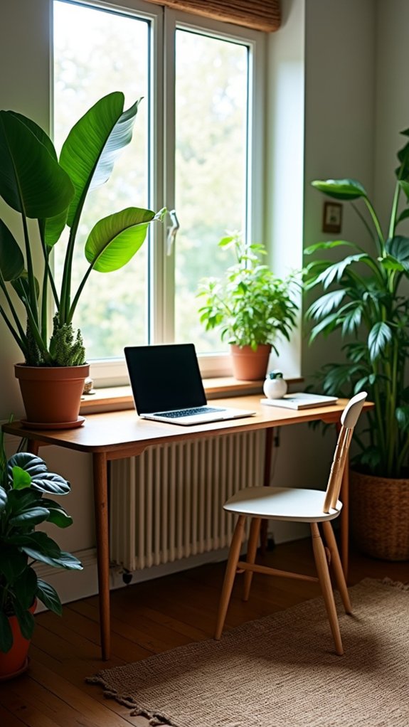 transform workspace with plants