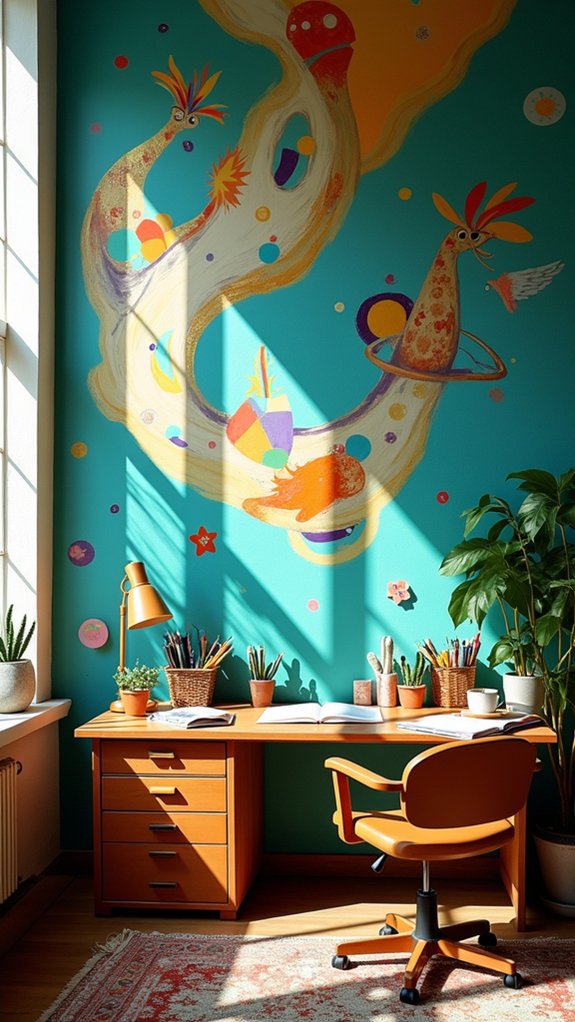 transformative artistic wall murals