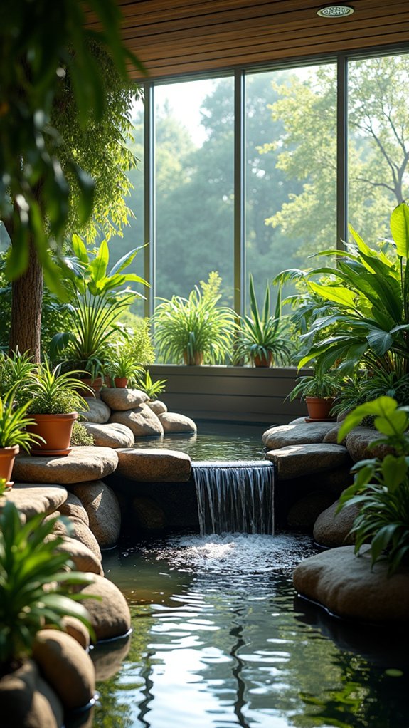 transformative calming water features