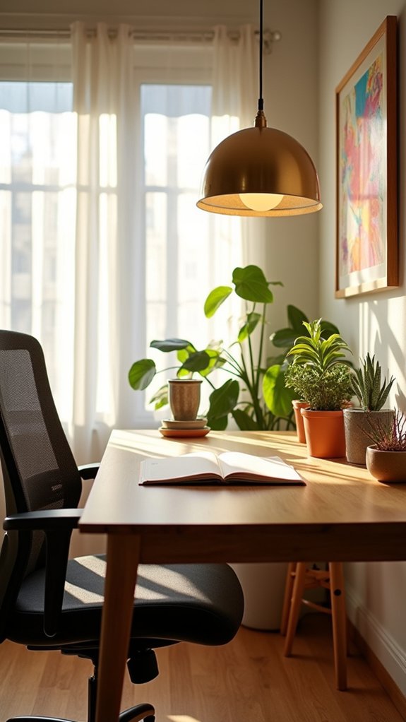transformative lighting for workspace